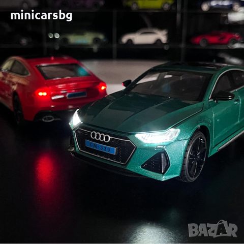 1:24 Метални колички: Audi RS7, снимка 7 - Колекции - 45839983