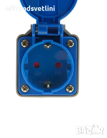 Преходник адаптер от Шуко към Еврокуплунг за кемпери каравани ремарке, снимка 5 - Аксесоари и консумативи - 49498845