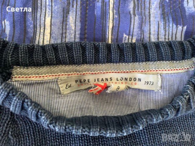 Пуловери Zara и Pepe Jeans-128-134см., снимка 7 - Детски пуловери и жилетки - 45796785