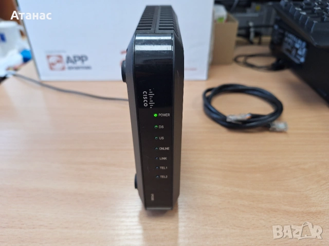 Кабелен интернет модем CISCO EPC2202, снимка 6 - Рутери - 53909456