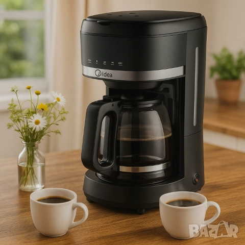 Кафемашина Midea MA-D1502W2ME – Ароматно кафе у дома без усилие, снимка 6 - Друга електроника - 51857991