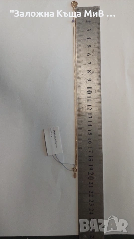 Златно колие с висулка 2гр 14к р-р20см, снимка 3 - Колиета, медальони, синджири - 54027989