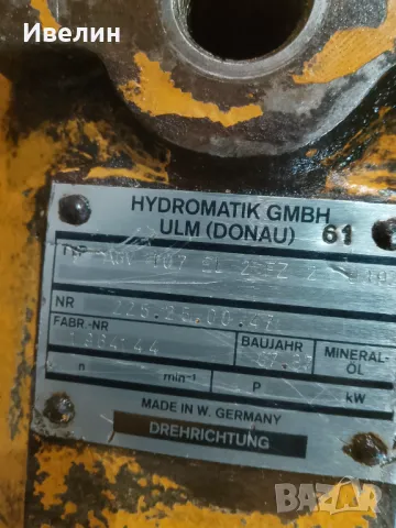 Хидромотор Hidromatik А6V107, снимка 2 - Индустриална техника - 49049630