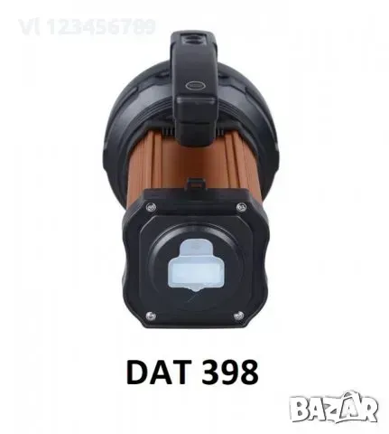Супер мощен LED акумулаторен фенер DAT AT-398, снимка 3 - Къмпинг осветление - 49867337