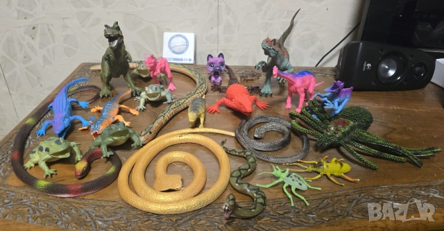 Лот фигурки на земноводни, влечуги и динозаври., снимка 2 - Фигурки - 53597799