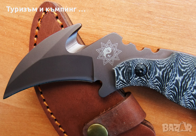 Карамбит с фиксирано острие Fox Knives Deregspina, снимка 2 - Ножове - 45040619