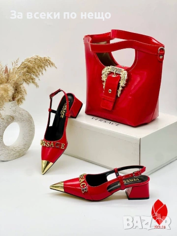 Versace Дамска Червена Чанта Версаче Код SK1153