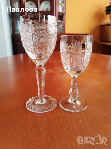 Кристални чаши , снимка 2 - Чаши - 53159512