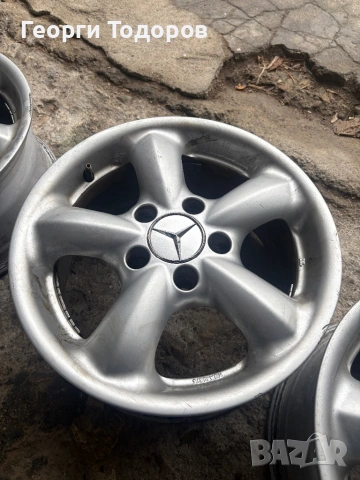 Джанти 15 цола за Мерцедес , снимка 3 - Гуми и джанти - 53725496