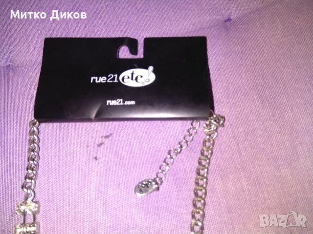 Rue 21 ETC ! марково женско колие ново, снимка 4 - Колиета, медальони, синджири - 45252843