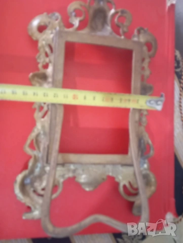 Барокова настолна рамка за снимка, снимка 6 - Други ценни предмети - 53664896