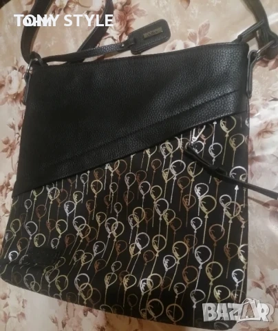 RIEKER Оригинал Нова Кожена Дамска Чанта с Принт , снимка 7 - Чанти - 51696836