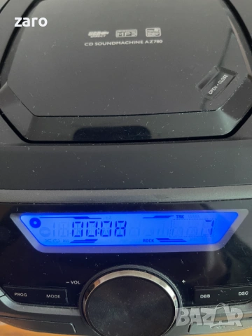 Касетофон - CD Philips AZ 780/12, снимка 4 - Радиокасетофони, транзистори - 53228842