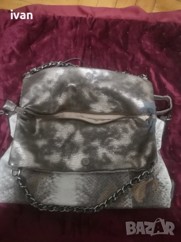 дамска Марков чанта от змийска кожа , снимка 5 - Чанти - 51793852