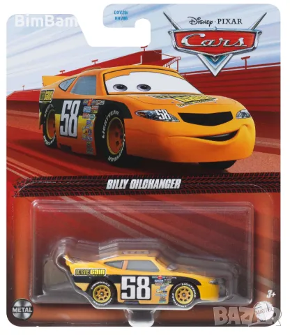 Оригинална kоличка Cars Billy Oilchanger / Disney / Pixar, снимка 1 - Коли, камиони, мотори, писти - 49227945