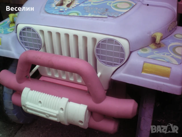 Американски детски акумулаторен джип за момиченца ''Барби'', снимка 7 - Детски велосипеди, триколки и коли - 50695261