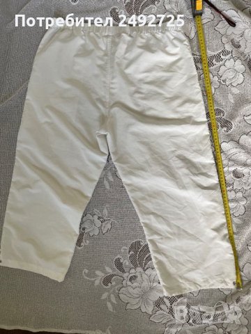 Панталони бели размер М/ Л, снимка 2 - Панталони - 46100385