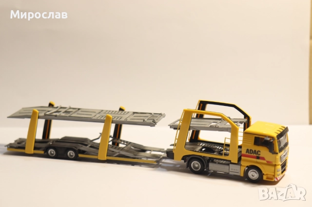 HERPA H0 1/87 MAN КАМИОН МОДЕЛ ВЛЕКАЧ АВТОВОЗ, снимка 10 - Колекции - 52636044