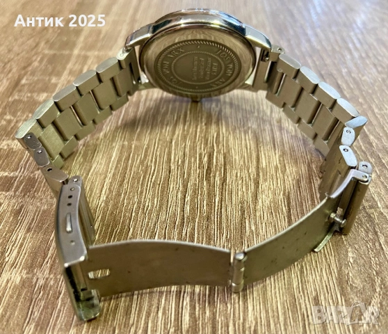 Швейцарски часовник JOS VON ARX с голяма дата и малка секунда, стоманена верижка (работи), снимка 4 - Мъжки - 53441634