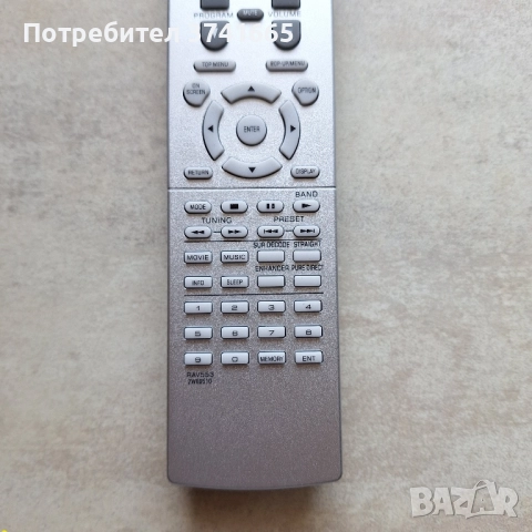 Дистанционно за ресивър Yamaha RAV553 ZW69510 , снимка 3 - Ресийвъри, усилватели, смесителни пултове - 51442560