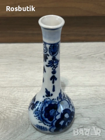 Антикварна ръчно рисувана порцеланова ваза 