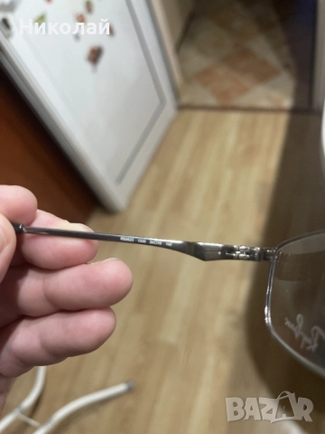 Елегантни хромирани правоъгълни рамки за очила RAY BAN RB8623 1000 54[]16 140, снимка 3 - Слънчеви и диоптрични очила - 52142106