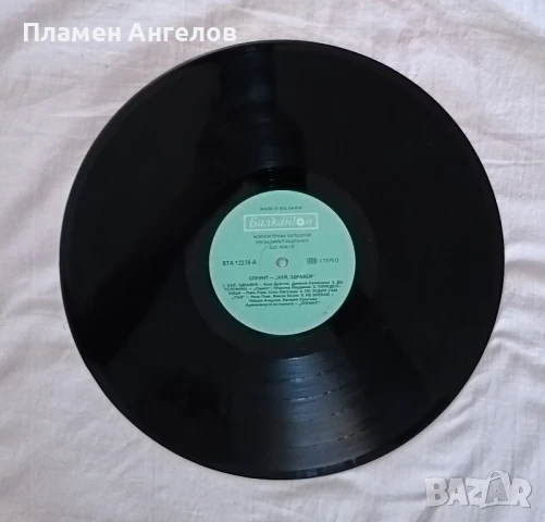 Грамофонна плоча Спринт "Хей, здравей" , снимка 3 - Грамофонни плочи - 51309501