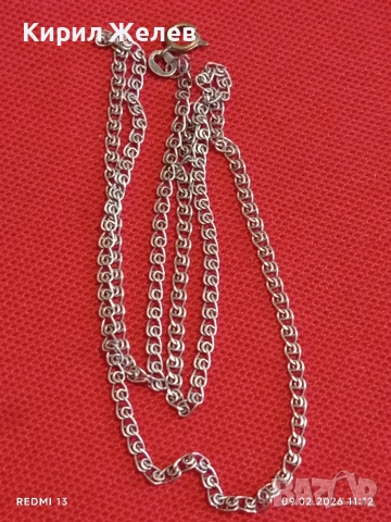 Сребърен синджир плетка тип КАРДИНАЛ много красив стилен дизайн 40067, снимка 5 - Колиета, медальони, синджири - 53411294