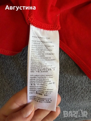 Боди Tommy Jeans , снимка 4 - Блузи с дълъг ръкав и пуловери - 54036835