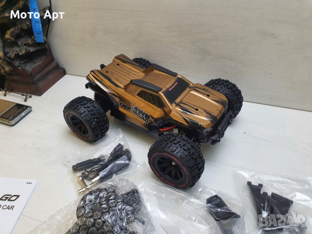 RC Количка MJX Hyper Go 14210 1/14 80KM/H Brushless RC Car 4WD - Нова, снимка 6 - Други спортове - 45025320