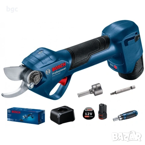 НОВА Акумулаторна ножица за клони BOSCH, Pro Pruner, 06019K1021 - Супер лека, компактна и удобна 