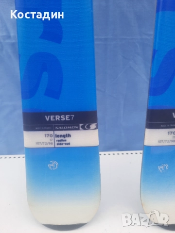 карвинг ски SALOMON  verse 7   170см , снимка 5 - Зимни спортове - 52661474