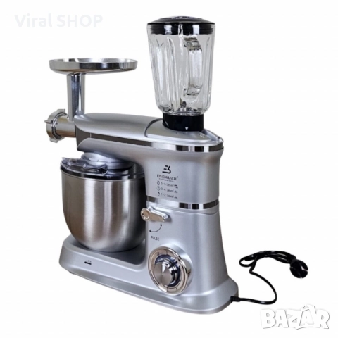 Мултифункционален кухненски робот 3 в 1 Eisenbach – 2000W мощност, купа 6,5 л, снимка 7 - Кухненски роботи - 51635210