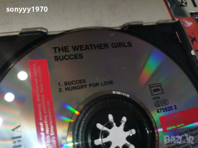 THE WEATHER GIRLS-ORIGINAL CD ВНОС GERMANY 0204261650H2E6R, снимка 15 - CD дискове - 54068213