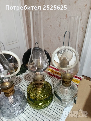 Стари газени лампи - номер 8, 4 броя, снимка 5 - Декорация за дома - 41911926