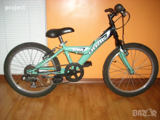 Промоция! Детски велосипед,колело DRAG/ДРАГ 20" със скорости.Перфектен.