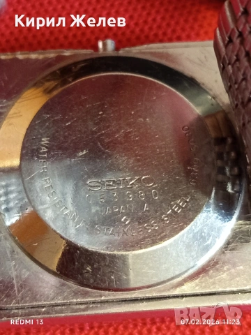 Винтидж автоматичен часовник SEIKO 5 TV рядък за КОЛЕКЦИОНЕРИ 45647, снимка 6 - Мъжки - 53390239