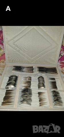 Луксозен кухненски комплект от стомана и позлата , снимка 3 - Прибори за хранене, готвене и сервиране - 53719009