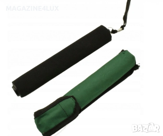 Телескопична палка за самоотбрана с черна дунапренена дръжка и калъф , снимка 3 - Екипировка - 53041435