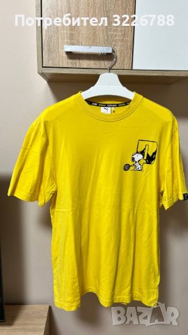 Жълта тениска PUMA/ М размер