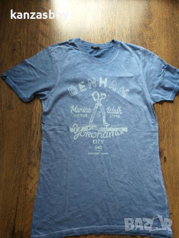 denham - страхотна мъжка тениска КАТО НОВА С, снимка 5 - Тениски - 45718216