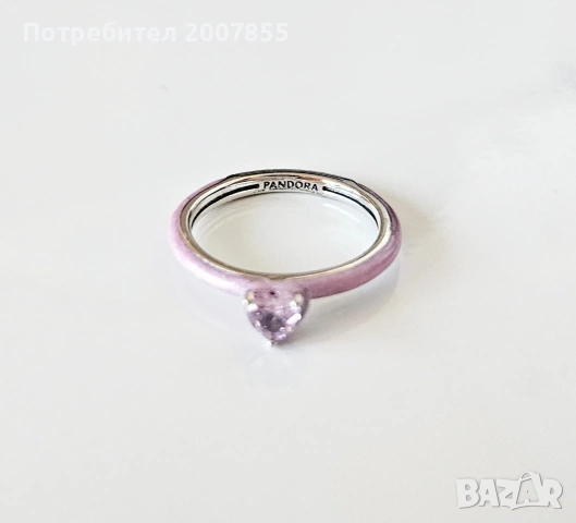 Pandora Me пръстен Аз обичам сребърен , снимка 3 - Пръстени - 53790632