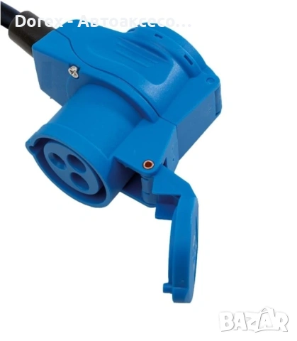 Захранващ кабел адаптер удължител с Schuko Шуко към 3-пинов ъглов конектор CEE 1.5м за къмпинг кемпе, снимка 3 - Аксесоари и консумативи - 54196306