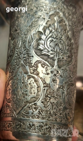 стара сребърна чаша, снимка 7 - Антикварни и старинни предмети - 53088423