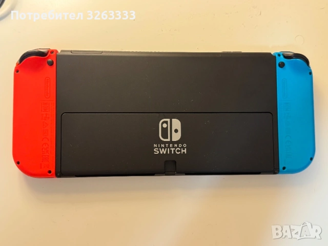 Nintendo Switch Oled 256gb + Игри и Кейс; Гаранция до 19.04.2026, снимка 4 - Nintendo конзоли - 53026406