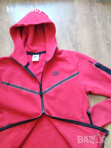 Nike Sportswear Tech Fleece Men's Full-Zip Hoodie - страхотно мъжко горнище С, снимка 7 - Спортни дрехи, екипи - 52228150