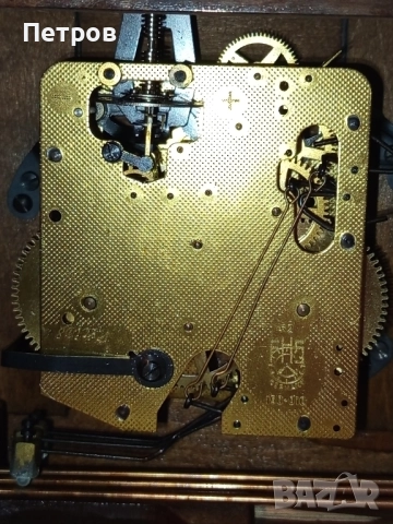 Каминен Часовник "Hermle", снимка 9 - Антикварни и старинни предмети - 52511503