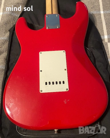 Squier by Fender 62 Reissue Stratocaster Red SQII-STR Japan MIJ, снимка 14 - Китари - 53333136