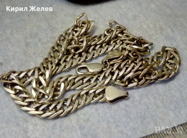 ODEMA 295 ВЕЛИКОЛЕПЕН СРЕБЪРЕН ЛАНЕЦ СРЕБРО 925 ЗДРАВА РЕТРО АРТ ПЛЕТКА РЪЧНА ИЗРАБОТКА 26765, снимка 12 - Колиета, медальони, синджири - 49959863