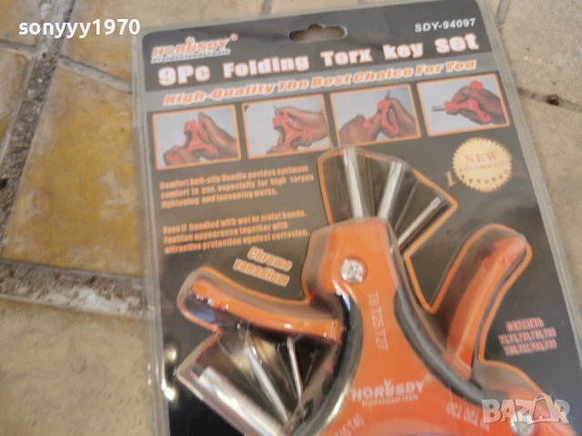 ТОРКС-ШЕСТОГРАМИ КОМПЛЕКТ 1603260800, снимка 3 - Ключове - 53853741